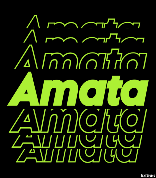 Amata Effet de Texte