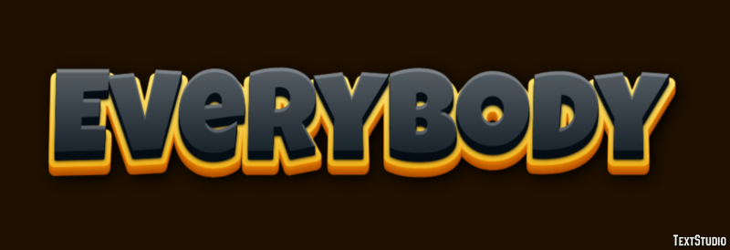 Everybody Text Effect