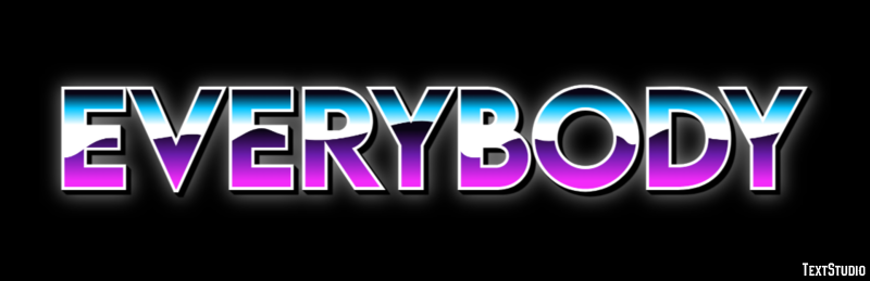 Everybody Text Effect