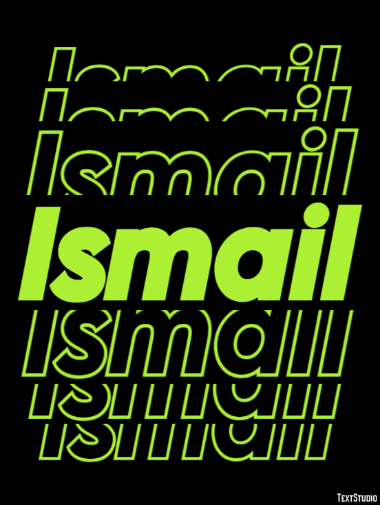 Ismail Effetto testo