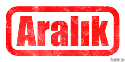 Aralık Efekt tekstowy
