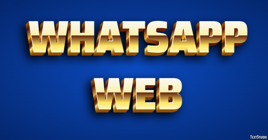 WhatsApp Web Effetto testo