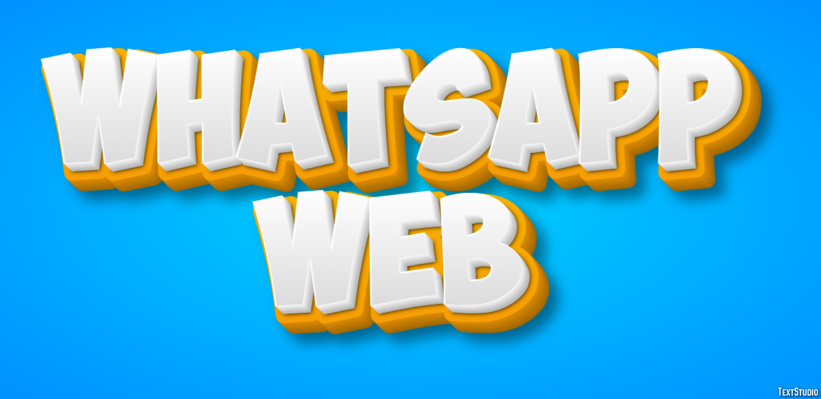 WhatsApp Web Effetto testo