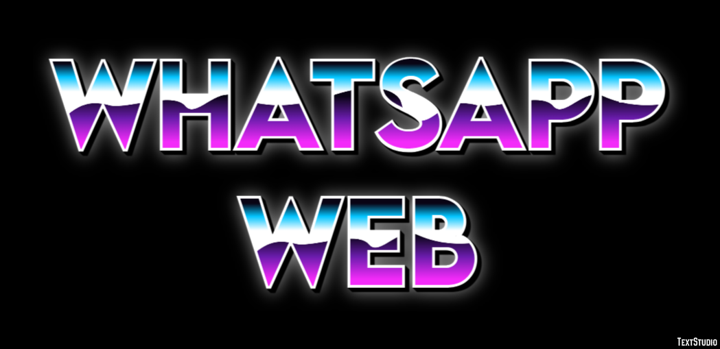 WhatsApp Web Effetto testo