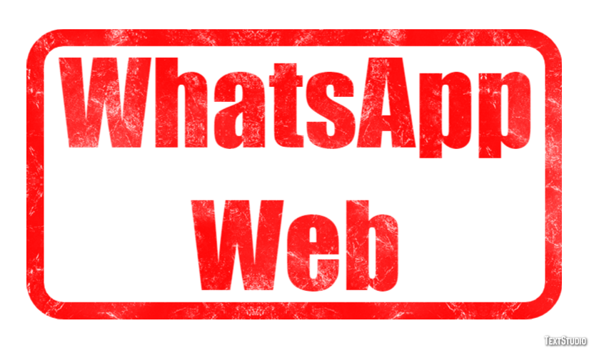 WhatsApp Web Effetto testo