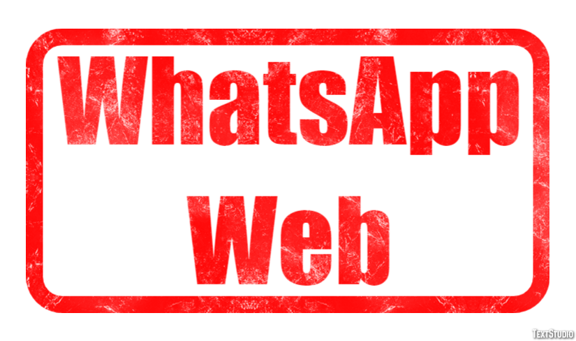 WhatsApp Web Effetto testo