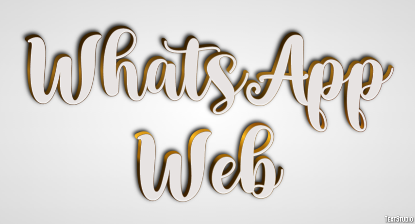 WhatsApp Web Effetto testo