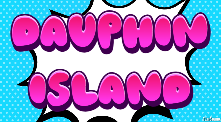 Dauphin Island Effetto testo