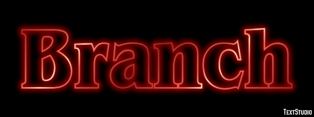 Branch Text effect