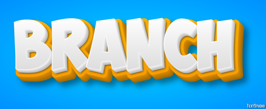 Branch Text effect