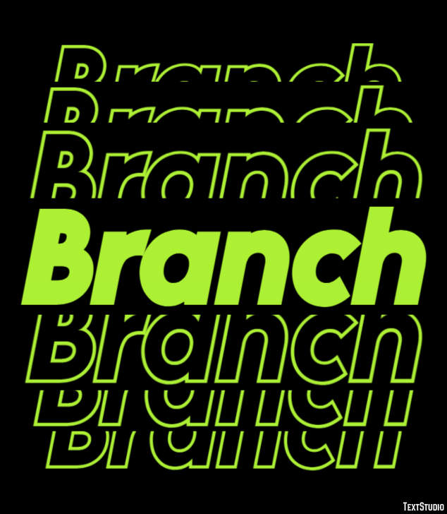 Branch Text Effect