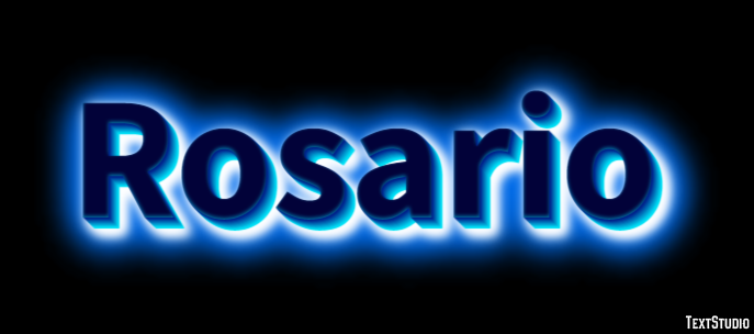 Rosario Texteffekt