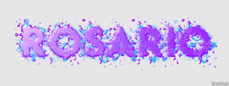 Rosario Texteffekt