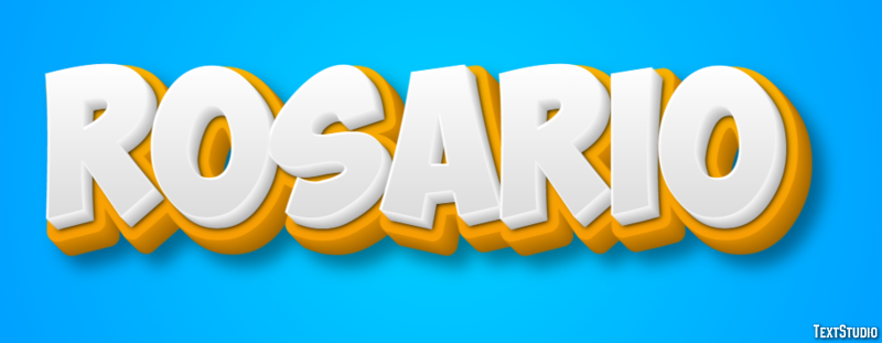 Rosario Texteffekt