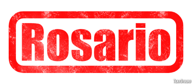 Rosario Efekt tekstowy