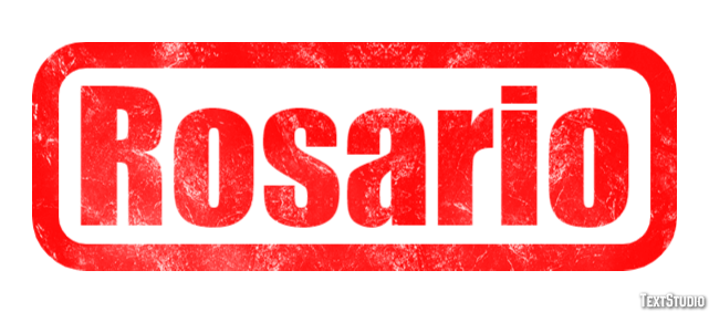 Rosario Texteffekt