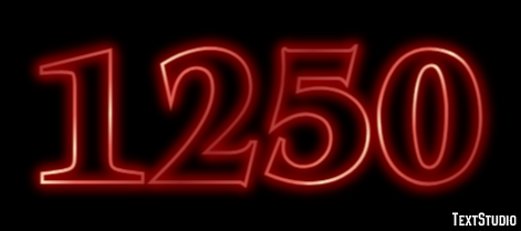 1250 Text effect