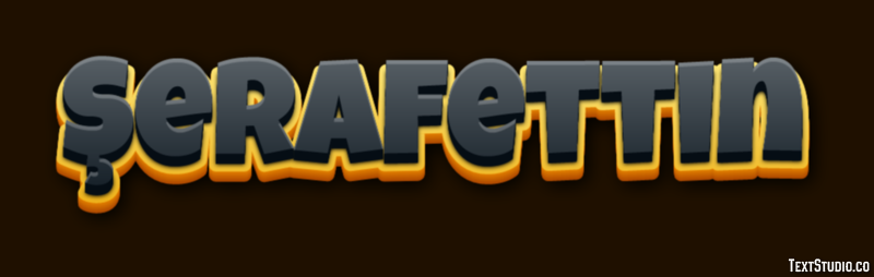 Şerafettin Efeito de texto