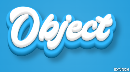 Object Text Effect