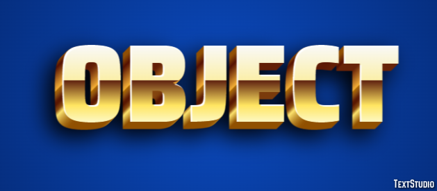 Object Text Effect
