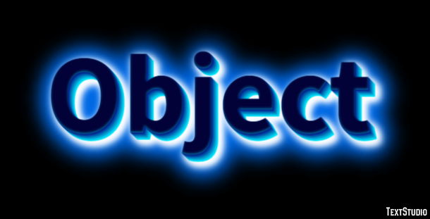 Object Text Effect