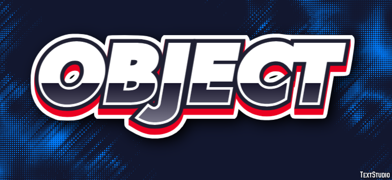 Object Text Effect