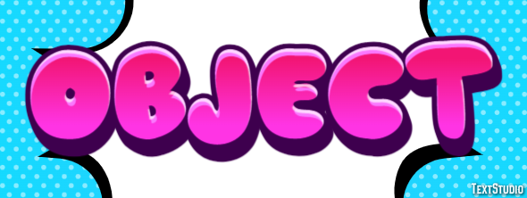 Object Text Effect