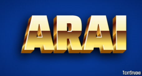 Arai Text effect