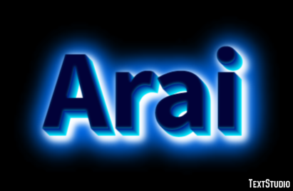 Arai Text effect