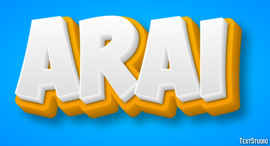 Arai Text effect