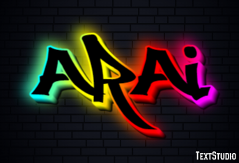 Arai Text effect