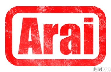 Arai Text effect
