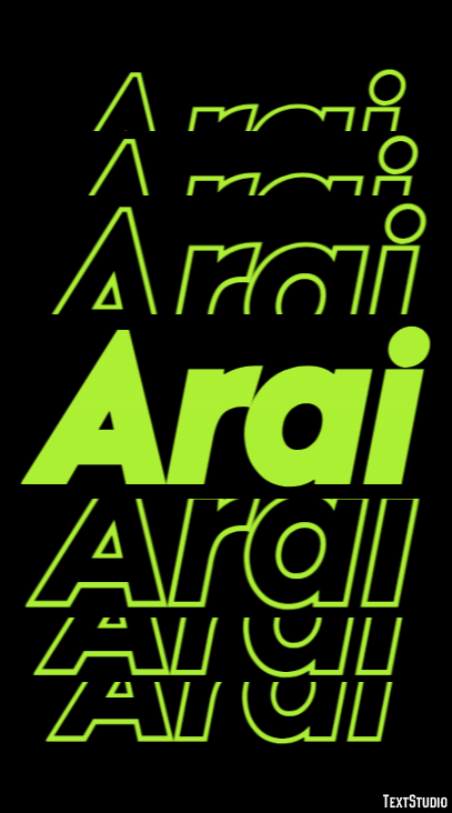 Arai Text Effect
