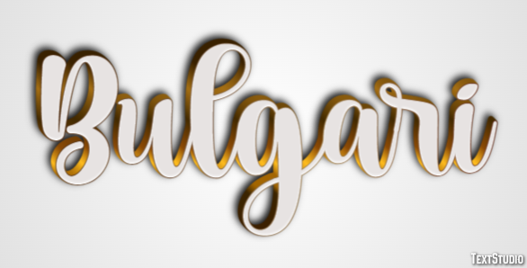 Bulgari Effetto testo