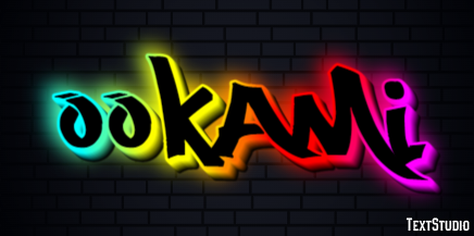 オオカミ Text Effect