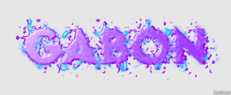 Gabon Text effect