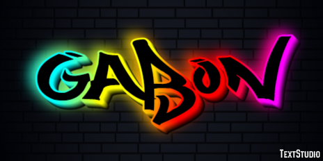 Gabon Text Effect