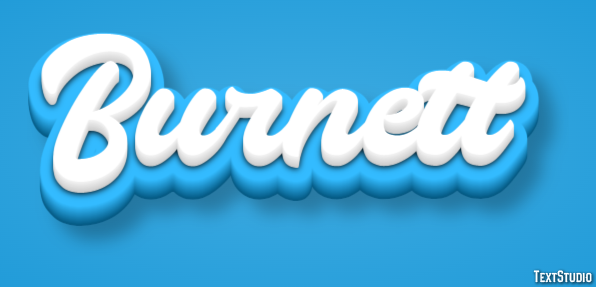 Burnett Text Effect