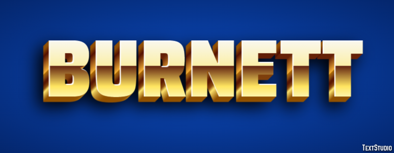 Burnett Effetto testo