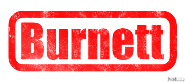 Burnett Text effect