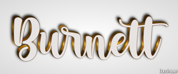 Burnett Text Effect