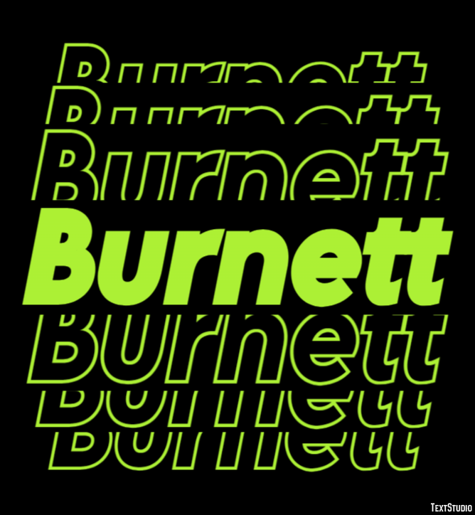 Burnett Text Effect