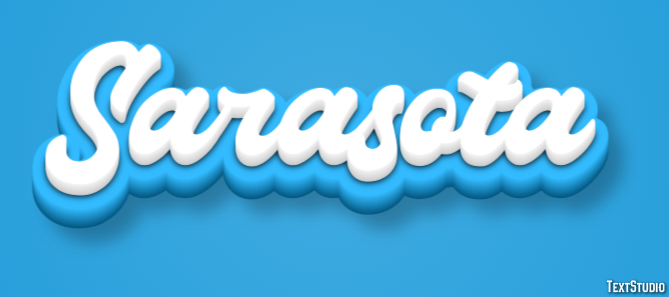 Sarasota Efekt tekstowy
