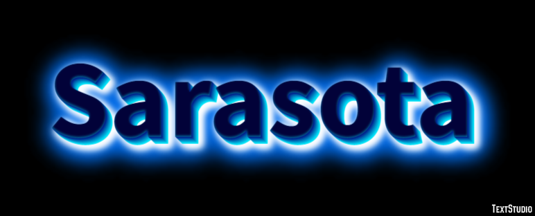 Sarasota Efeito de texto