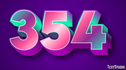 354 Efecto de Texto