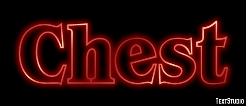 Chest テキスト効果
