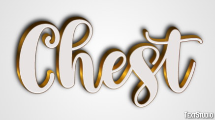 Chest Text Effect