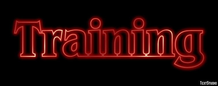 Training Text effect