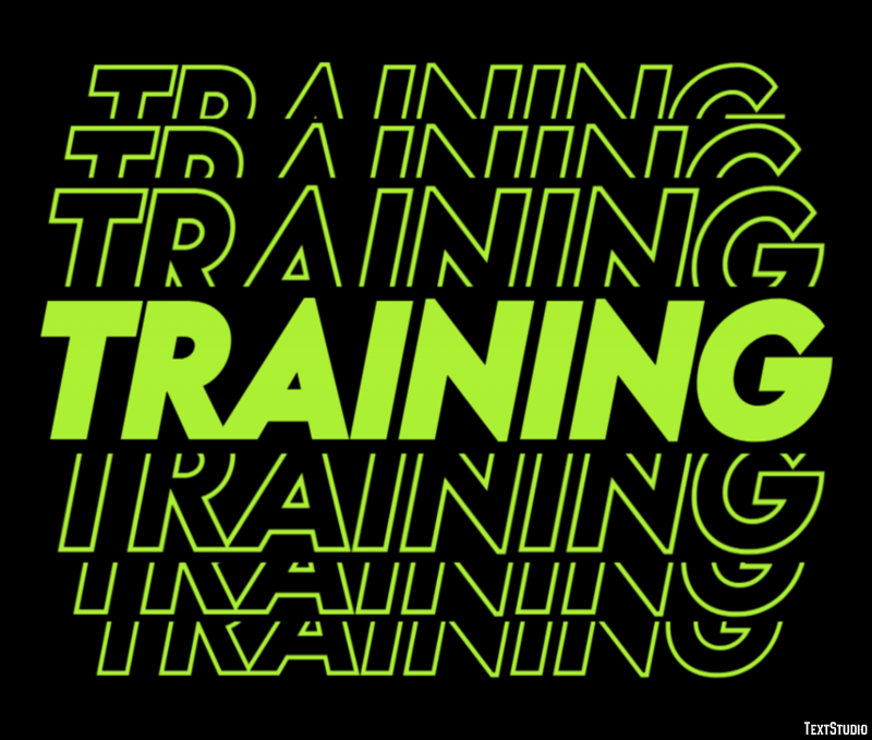 Training Texteffekt
