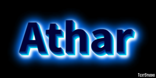 Athar Text Effect